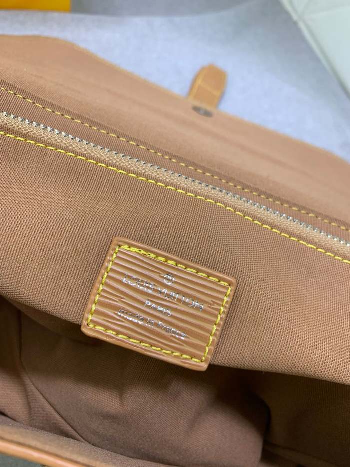M23097 canvas leather  bag ,5A,size 34x19x11cm, no box, B110-186