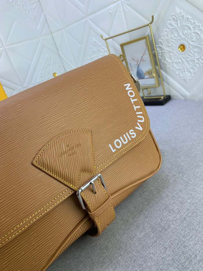 M23097 canvas leather  bag ,5A,size 34x19x11cm, no box, B110-186