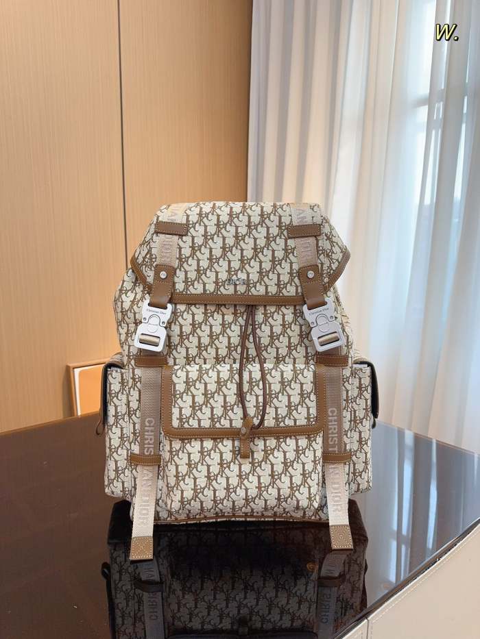 Canvas and split leather bag ,AAAA , size 30x15x50cm ,no box,  B98-53