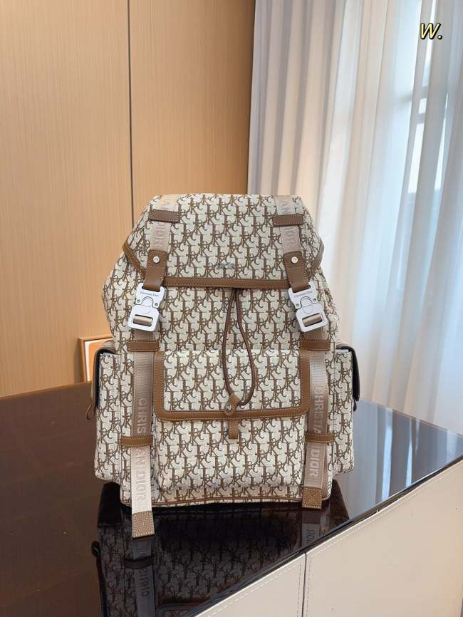 Canvas and split leather bag ,AAAA , size 30x15x50cm ,no box, B98-53