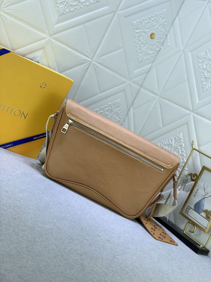M23097 canvas leather  bag ,5A,size 34x19x11cm, no box, B110-186