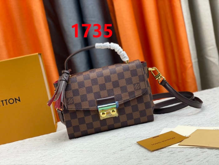 Leather bag ,5A , size 24.5x24.2x9cm ,no box,  B88-1734-1736