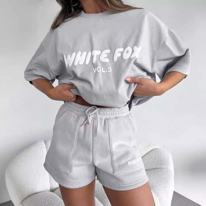 Fashion women T-shirt + shorts , size S-2XL, CL20-409-415