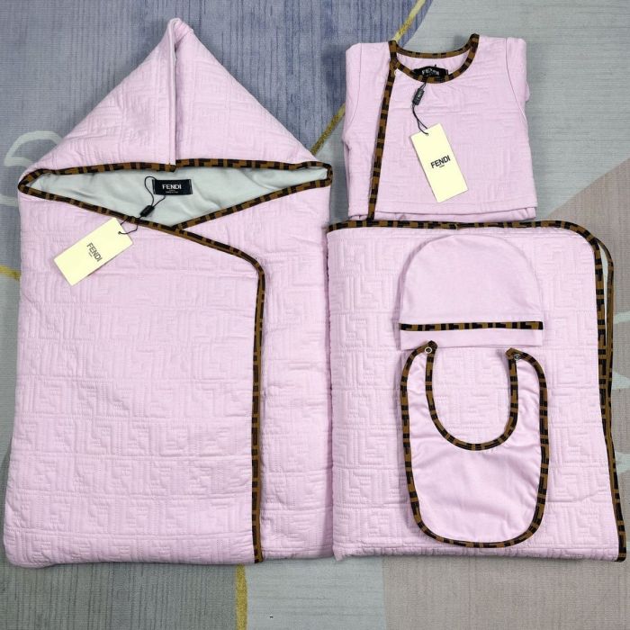 Newborn Baby crawl suit five-piece suit Cloak quilt  set clothes , CL110-142-143
