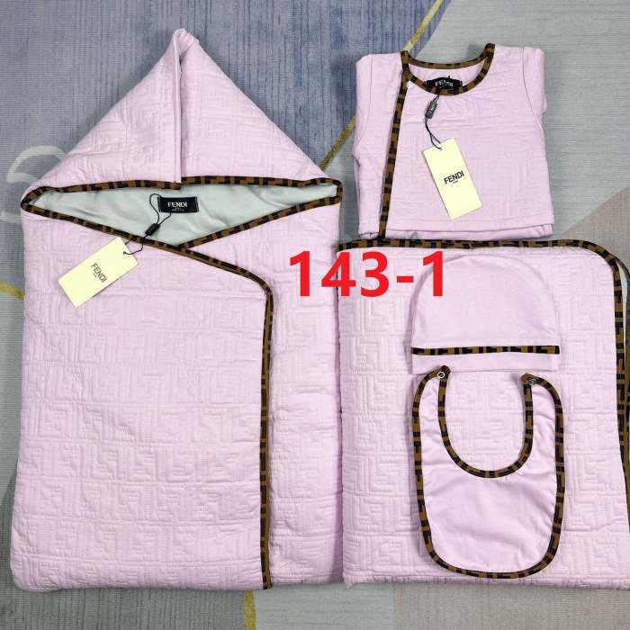 Newborn Baby crawl suit five-piece suit Cloak quilt  set clothes , CL110-142-143