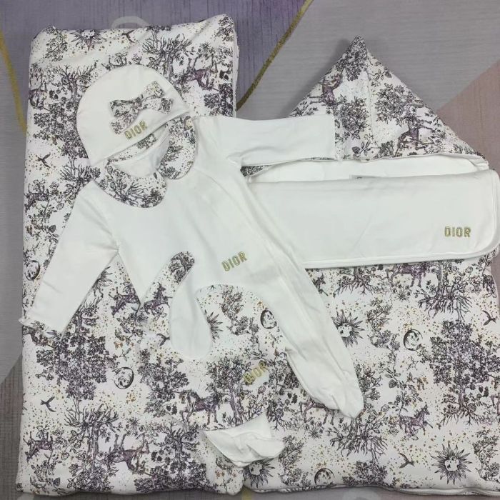 Newborn Baby crawl suit five-piece suit Cloak quilt  set clothes , CL110-139