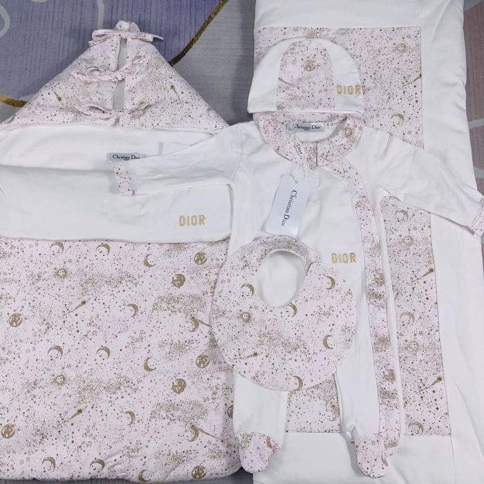 Newborn Baby crawl suit five-piece suit Cloak quilt  set clothes , CL110-133