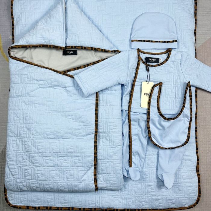 Newborn Baby crawl suit five-piece suit Cloak quilt  set clothes , CL110-142-143