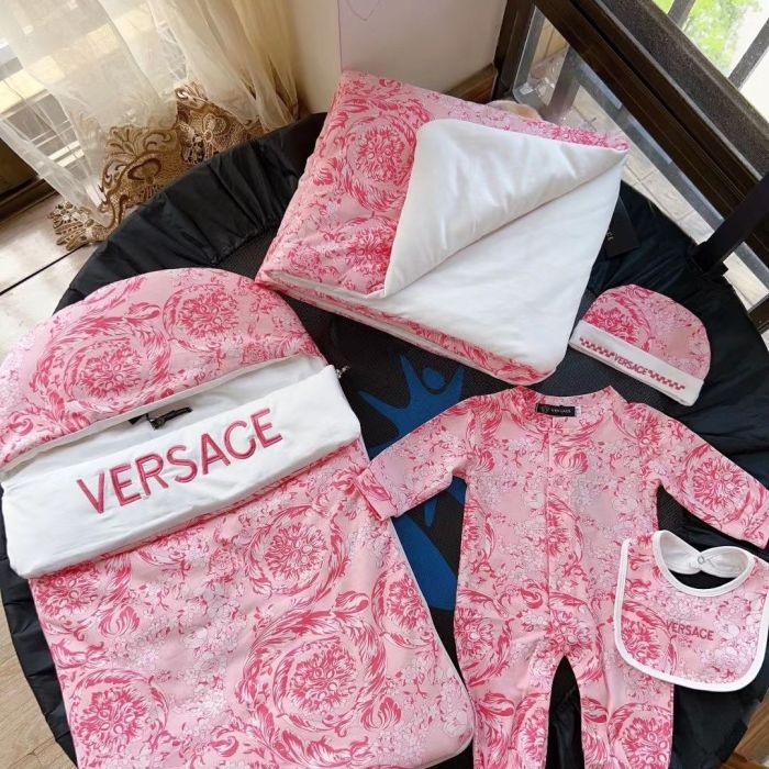 Newborn Baby crawl suit five-piece suit Cloak quilt  set clothes , CL110-146-147