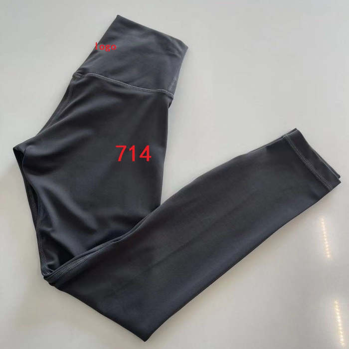 On the outside, tight, high-waisted sweatpants Yoga pants，CL30-713-716