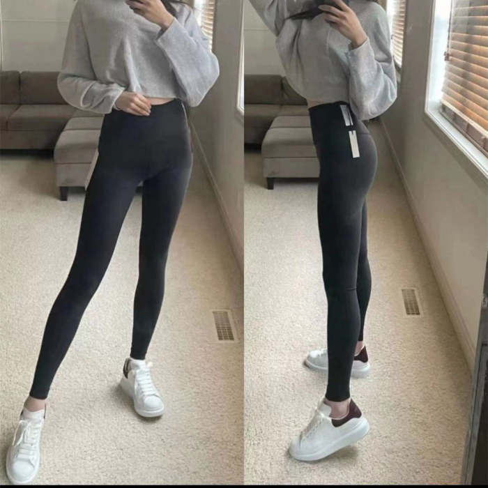 On the outside, tight, high-waisted sweatpants Yoga pants，CL30-713-716