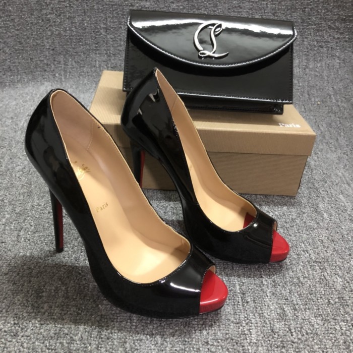 Top quality, real lether, women high heel sandals shoes + cross shoulder bag set,  shoes size 35-43,heel 12cm, bag size 22x12x5.5cm, with box, B300-2