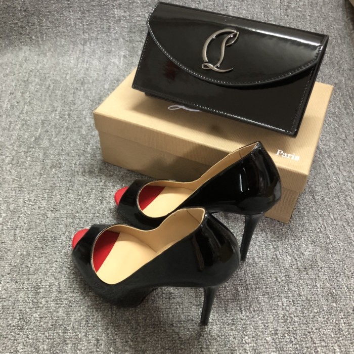 Top quality, real lether, women high heel sandals shoes + cross shoulder bag set,  shoes size 35-43,heel 12cm, bag size 22x12x5.5cm, with box, B300-2