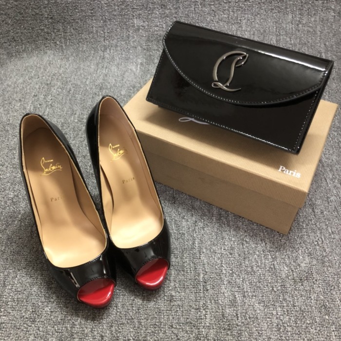 Top quality, real lether, women high heel sandals shoes + cross shoulder bag set,  shoes size 35-43,heel 12cm, bag size 22x12x5.5cm, with box, B300-2