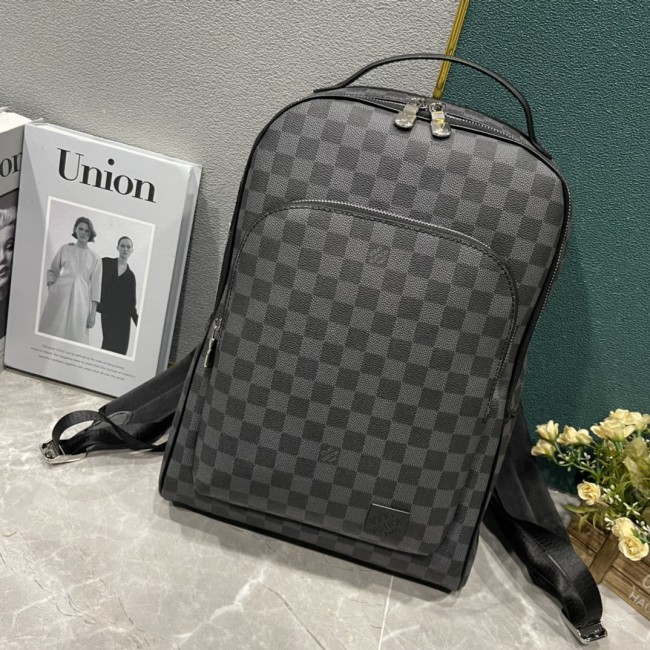 N40499 Canvas leather bag ,5A,size 40x31x15cm, no box, B110-195