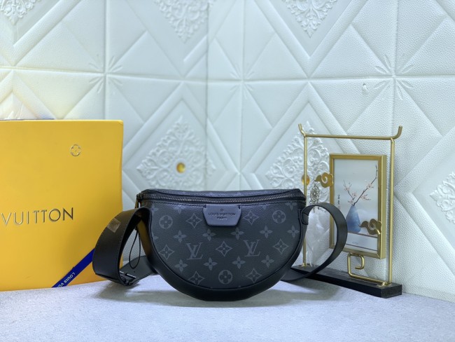Canvas leather bag ,5A,size 24.5X16X4.5cm, no box, B110-204