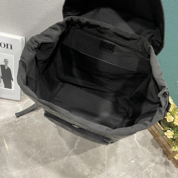 M22534 Canvas leather  bag ,5A,size 32x40x19cm, no box, B110-190