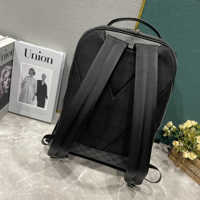 N40499 Canvas leather  bag ,5A,size 40x31x15cm, no box, B110-195