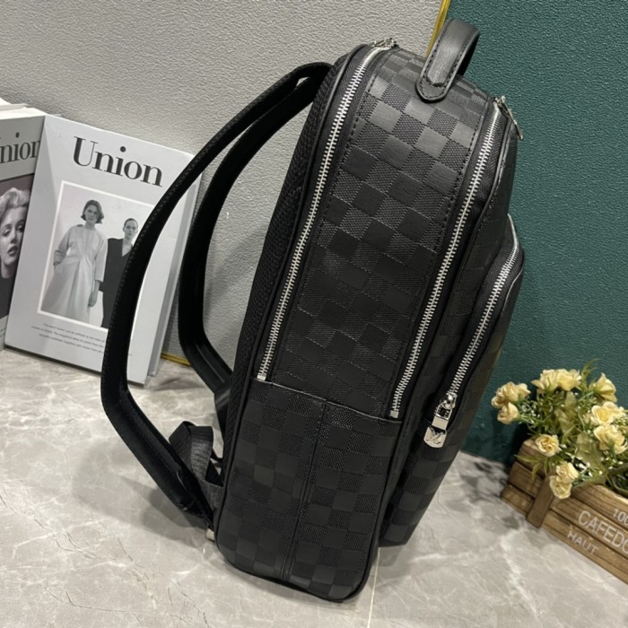 N40501 Canvas leather  bag ,5A,size 40x31x15cm, no box, B110-194