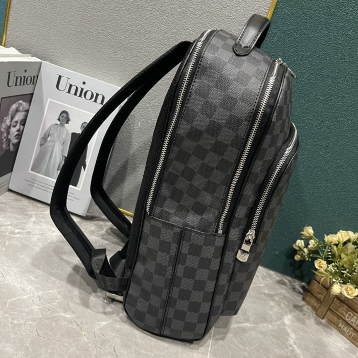 N40499 Canvas leather  bag ,5A,size 40x31x15cm, no box, B110-195