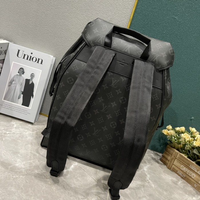 M46683 Canvas leather  bag ,5A,size 32x40x19cm, no box, B110-192