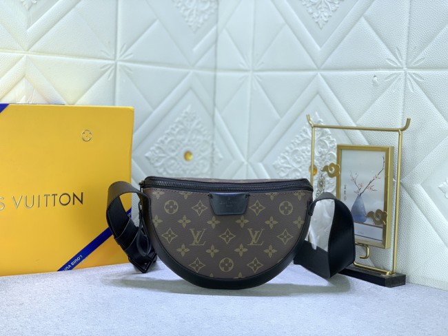Canvas leather bag ,5A,size 24.5X16X4.5cm, no box, B110-205