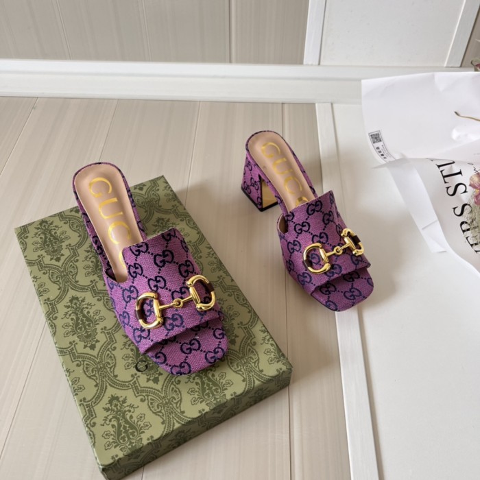 Women heel slipper shoes,heel 2.5cm or 7cm, size 34-42, SS50-1565-1566