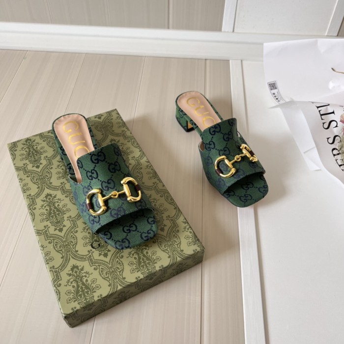 Women heel slipper shoes,heel 2.5cm or 7cm, size 34-42, SS50-1563-1564