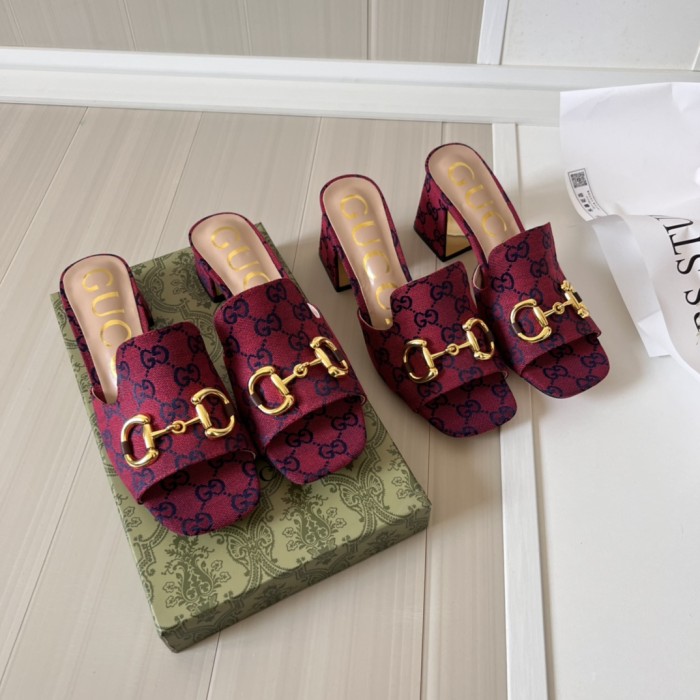 Women heel slipper shoes,heel 2.5cm or 7cm, size 34-42, SS50-1569-1570
