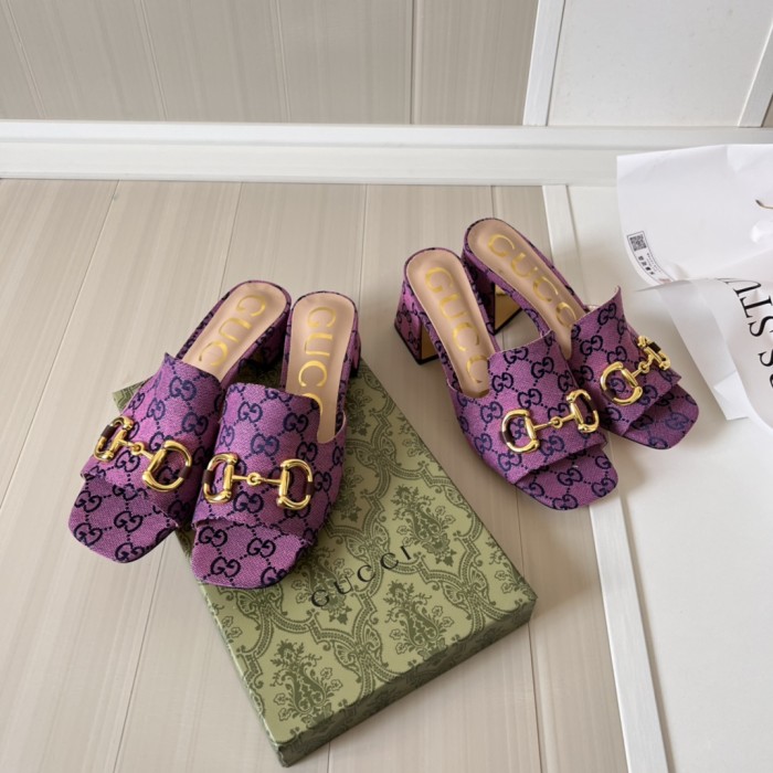 Women heel slipper shoes,heel 2.5cm or 7cm, size 34-42, SS50-1565-1566