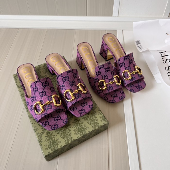 Women heel slipper shoes,heel 2.5cm or 7cm, size 34-42, SS50-1565-1566