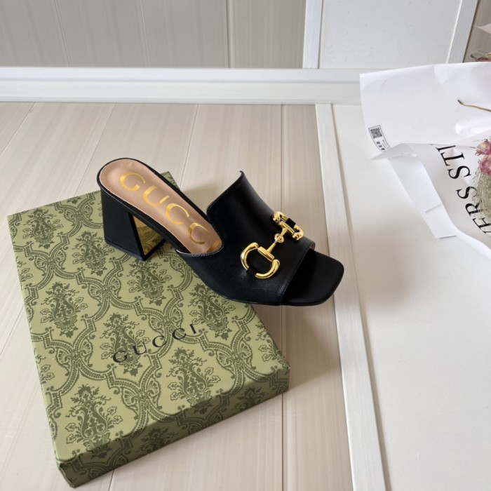 Women heel slipper shoes,heel 2.5cm or 7cm, size 34-42, SS50-1579-1580