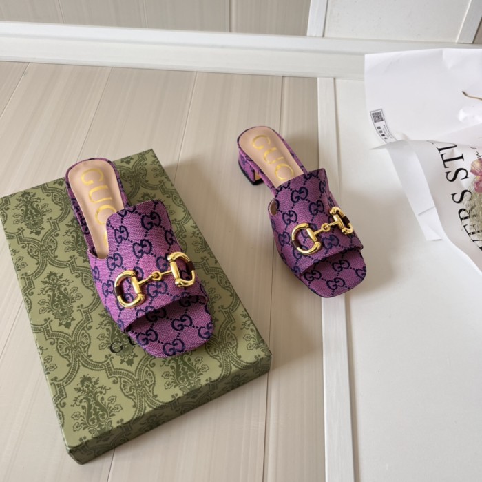 Women heel slipper shoes,heel 2.5cm or 7cm, size 34-42, SS50-1565-1566