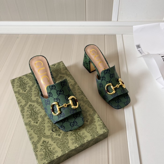 Women heel slipper shoes,heel 2.5cm or 7cm, size 34-42, SS50-1563-1564