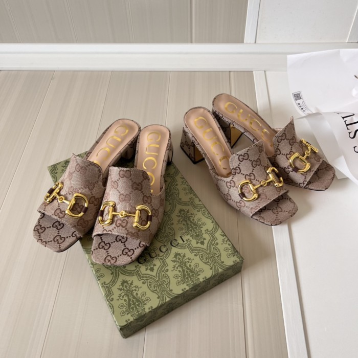 Women heel slipper shoes,heel 2.5cm or 7cm, size 34-42, SS50-1561-1562