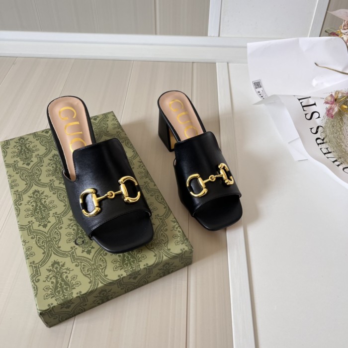 Women heel slipper shoes,heel 2.5cm or 7cm, size 34-42, SS50-1579-1580