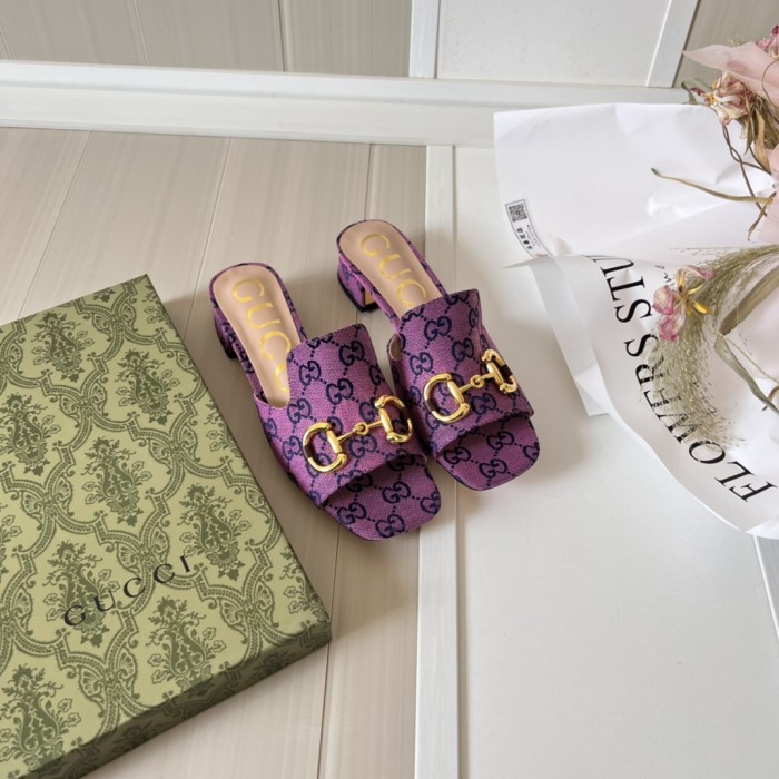 Women heel slipper shoes,heel 2.5cm or 7cm, size 34-42, SS50-1565-1566