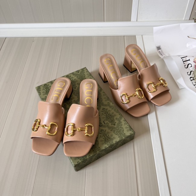 Women heel slipper shoes,heel 2.5cm or 7cm, size 34-42, SS50-1573-1574