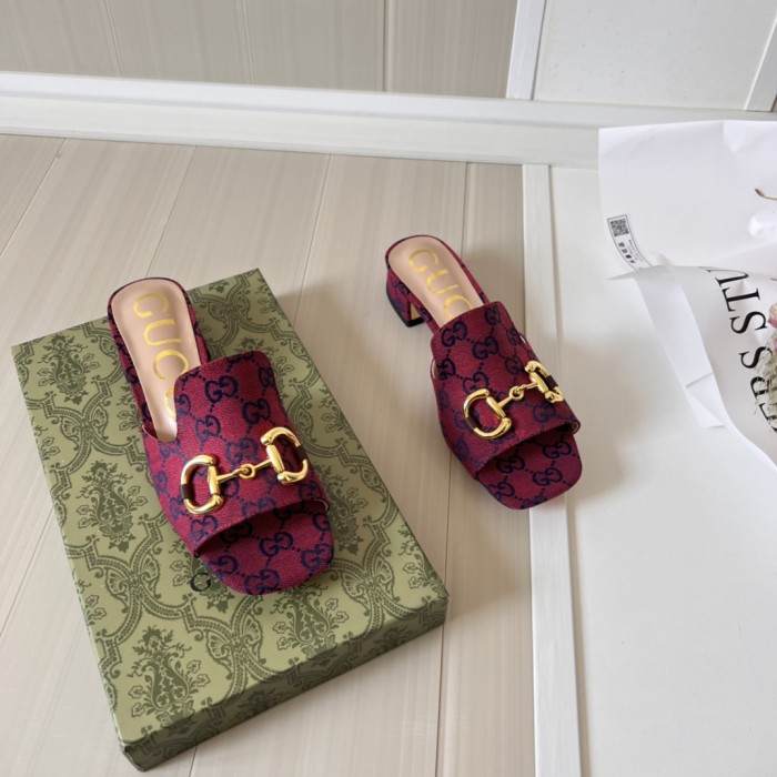Women heel slipper shoes,heel 2.5cm or 7cm, size 34-42, SS50-1569-1570