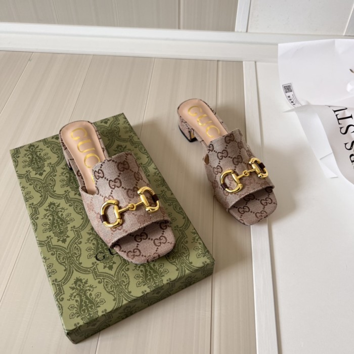 Women heel slipper shoes,heel 2.5cm or 7cm, size 34-42, SS50-1561-1562
