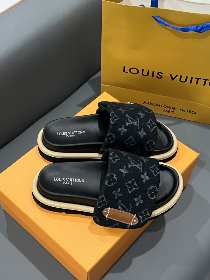 Women men flat slipper shoes,  size 35-45, SS60-2373