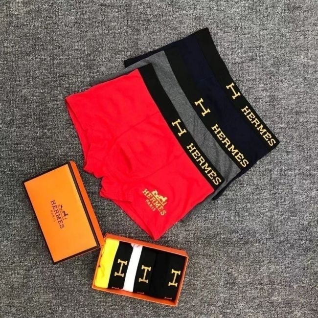 3 pairs of underwear for 1 box ,Ice silk underwear for men comfortable and breathable, CL10-8