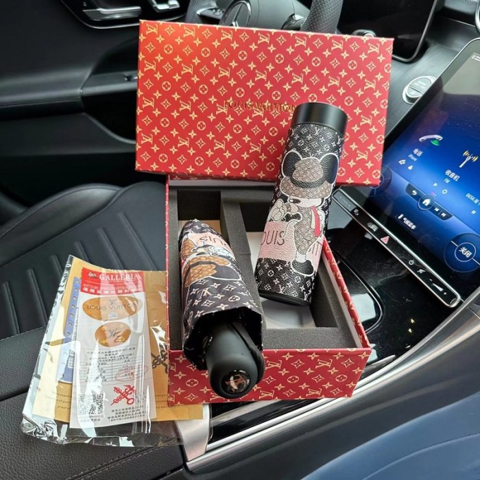 Umbrella + Thermos cup Ice Bully cup set,  with box, CUP40-1-