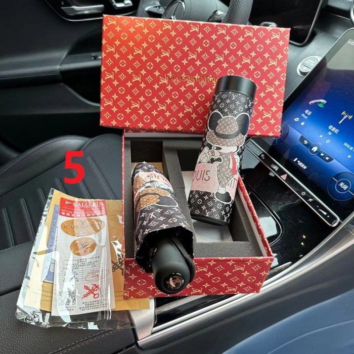 Umbrella + Thermos cup Ice Bully cup set,  with box, CUP40-1-