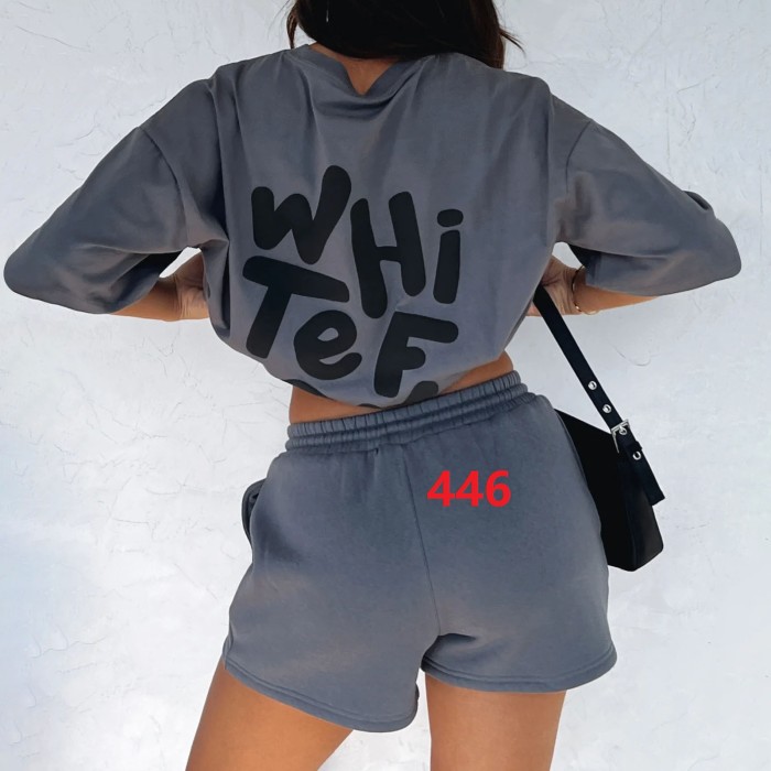 Fashion women T-shirt + shorts , size S-2XL, CL20-444-447