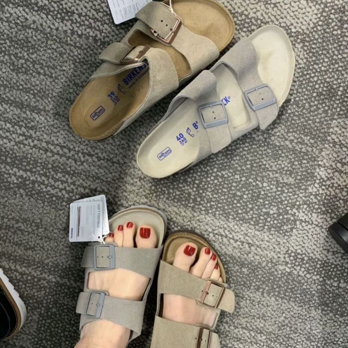 Men women cork vintage beach slippers casual slippers outside,with box,size 34-46, SS50-1615-1633