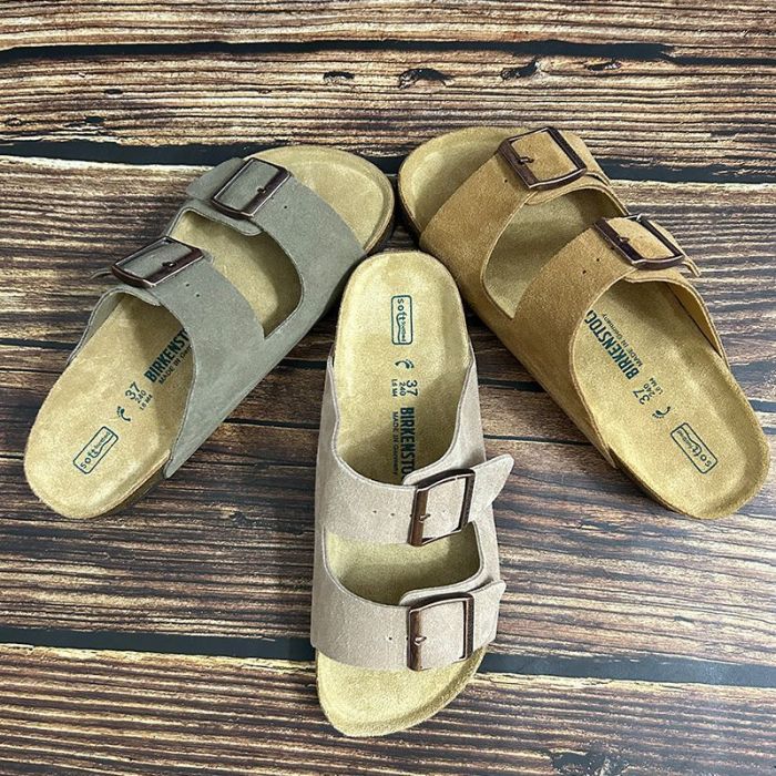 Men women cork vintage beach slippers casual slippers outside,with box,size 34-46, SS50-1615-1633