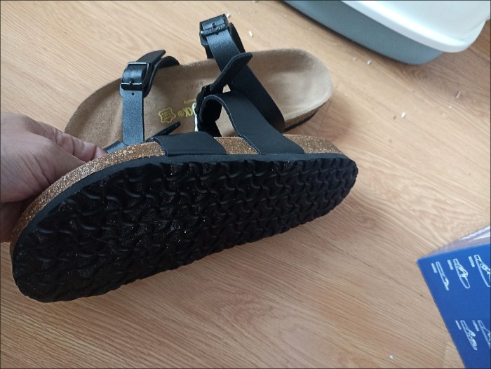 Men women cork vintage beach slippers casual slippers outside,with box,size 34-46, SS50-1581-1597
