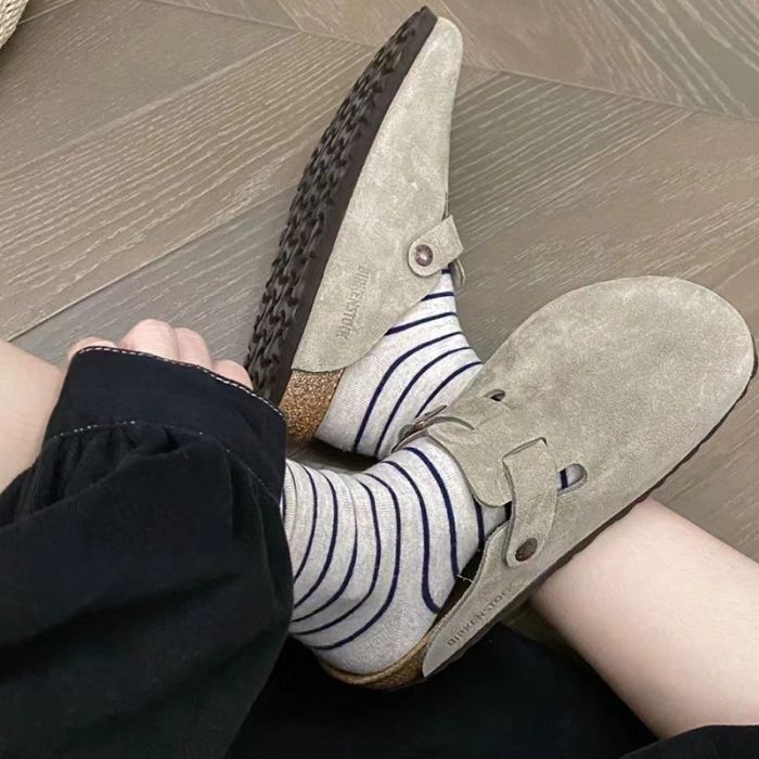 Men women cork vintage beach slippers casual shoes ,with box,size 35-45, SS60-2394-2401