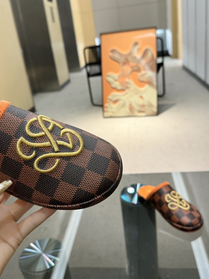 Wowen men leather couple slippers shoes,top quality, size 35-46, SS88-672